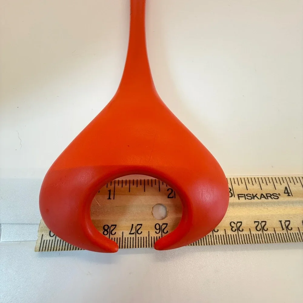 VTG Rosti Mepal 2534 Salad Fork Server Denmark Red Excellent MCM Melamine‎ 11.5